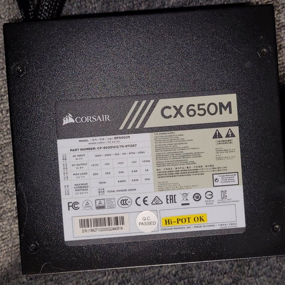 Corsair CX Series CX650M